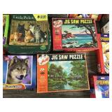 Large Lot of Puzzles - Some are Old