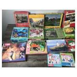 Large Lot of Puzzles - Some are Old
