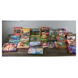 Large Lot of Puzzles - Some are Old