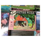 Large Lot of Puzzles - Some are Old