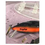 Lot of 10 Crayfish Fishing Lures - Some Say Bagley on them