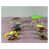 Lot of 10 Fishing Lures - see description for more info