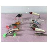 Lot of 10 Bagley Fishing Lures - see description for more info