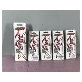 Lot of 5 Bone Head Fishing Lures in Original Packages