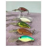 Lot of 10 Norman Fishing Lures