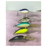 Lot of 10 Norman Fishing Lures