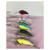 Lot of 10 Norman Fishing Lures