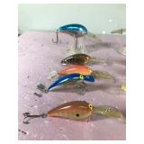 Lot of 10 Norman Fishing Lures