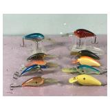 Lot of 10 Norman Fishing Lures