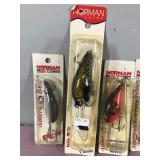 Lot of 5 Norman Fishing Lures in Original Packages