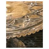 Vintage Uranium Pedestal Cake Stand