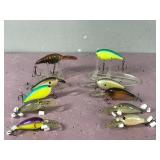 Lot of 10 Norman Fishing Lures