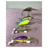Lot of 10 Norman Fishing Lures