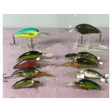 Lot of 10 Norman Fishing Lures