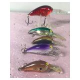 Lot of 10 Norman Fishing Lures