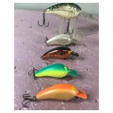 Lot of 10 Norman Fishing Lures