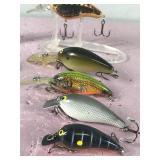 Lot of 10 Norman Fishing Lures