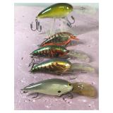 Lot of 10 Norman Fishing Lures