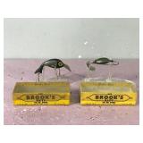 2 - Brook’s Fishing Lures in Boxes