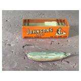 Johnson’s Silver Minnow Fishing Spoon with Box