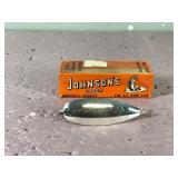Johnson’s Silver Minnow Fishing Spoon with Box