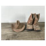Cowboy Hat & Boot Figurines