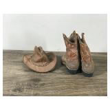 Cowboy Hat & Boot Figurines