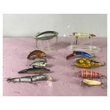 Lot of 10 Unique Fishing Lures