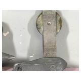 3 - Vintage Lead / Brass Fishing Trolleys