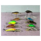 Lot of 10 Fishing Lures