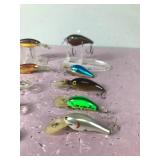 Lot of 10 Fishing Lures