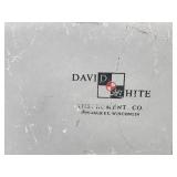 Vintage David White Transit Level with Case - Model 8027