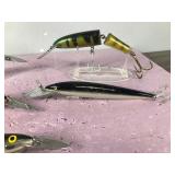 Lot of 5 Large Rapala Fishing Lures