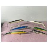 Lot of 6 Large Rapala Fishing Lures