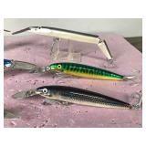 Lot of 6 Large Rapala Fishing Lures