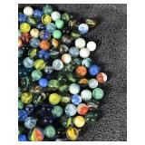Lot of Collectible Marbles - Some Glow Green when hit with a Black Light