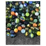Lot of Collectible Marbles - Some Glow Green when hit with a Black Light