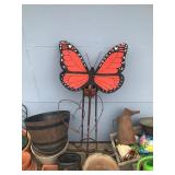 Large Lot of Flower Pots - Yard Ornaments - Bird Feeders and More