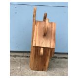 Wood Bird House Shaped like Moose