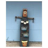 Yard Ornament Made out of Ironing Board