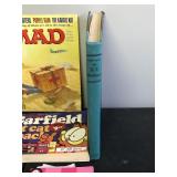 Lot of Books - The Complete Book of Monstrous Beasts - Monty Python and The Holy Grail - Star Trek - Garfield - The Best of H.T. Webster - Raiders of God - MAD Magazine and More