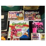 Lot of Books - The Complete Book of Monstrous Beasts - Monty Python and The Holy Grail - Star Trek - Garfield - The Best of H.T. Webster - Raiders of God - MAD Magazine and More