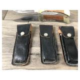 3 - Stainless Steel Pakistan Folding Hunting  Knives
