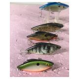 Lot of 10 Rat-L-Trap Fishing Lures