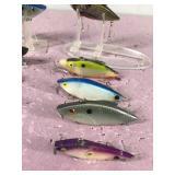 Lot of 10 Rat-L-Trap Fishing Lures