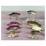 Lot of 10 Rat-L-Trap Fishing Lures