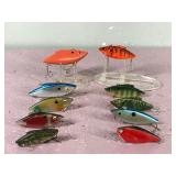 Lot of 10 Rat-L-Trap Fishing Lures