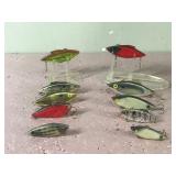 Lot of 10 Rat-L-Trap Fishing Lures