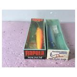 2 - Magnum Rapala Fishing Lures in Boxes
