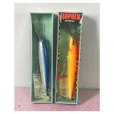 2 - Magnum Rapala Fishing Lures in Boxes